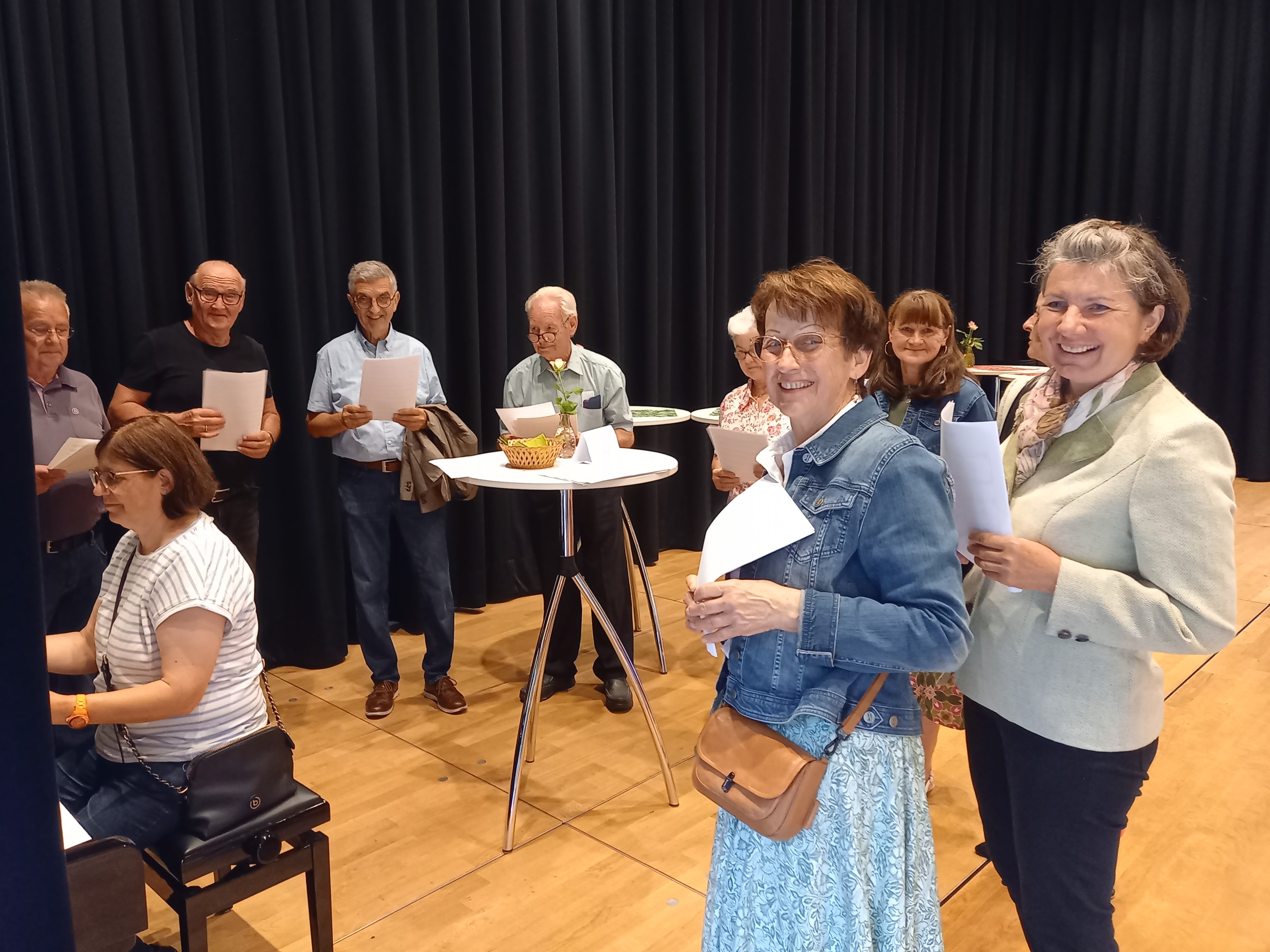 Lange Nacht der Kirchen 2024 / Pfarramt Gamlitz Chor stimmt sich ein