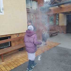 Weihfeuertragen in unserer Pfarre